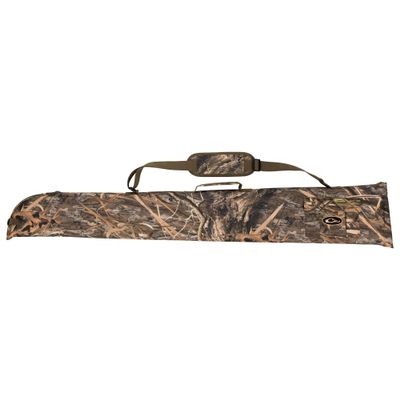 Drake Waterfowl Floating Side-Opening Padded Gun Case - Soft Rugged Waterproof Hunting Shooting Gun Carry Bag for Storage & Transportation w/Adjustable Padded Shoulder Strap, 54" L x 9" W x 2" D