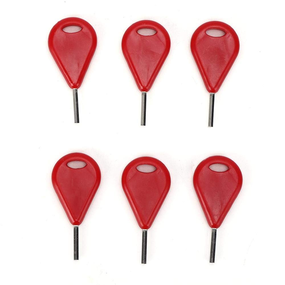 Alomejor Surfboard fin Key,Universal 6-Piece Hex Key Set for Emergency Repairs Maintenance,Universal fit for Surfers Travelers Travel Maintenance Emergency Repairs