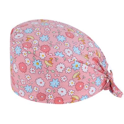 Adjustable Tie Back Surgical Operating Room Scrub Cap with Sweatband for Nurse/Doctor, N-11