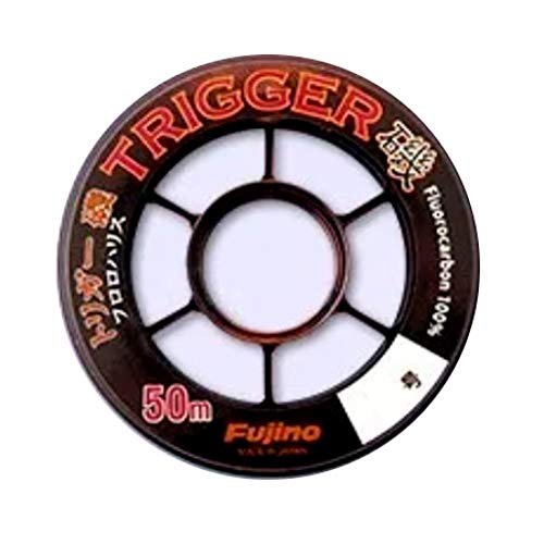 Fujino Trigger I40 No. 1.2 ft (50 m), Fluoro Harris, Clear, 164.0 ft (1.2 m)