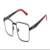 Arnette Men's An6123 Metal Rectangular Prescription Eyeglass Frames, Matte Black/Demo Lens, 53 mm view 1