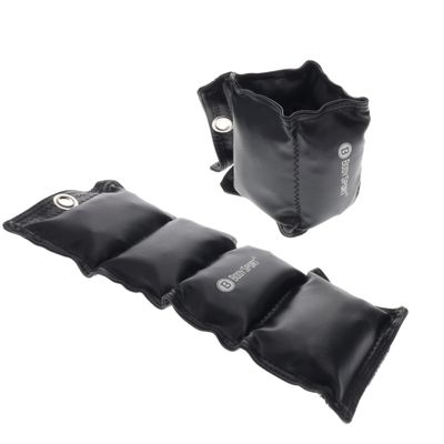 Body Sport - Black - Wrist and Ankle Cuff Weights - Universal Fit - 4 lb - 2 Pack