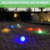 GoSports 85 mm LED Bocce Ball Game Set - Includes 8 Light Up Bocce Balls (8.5oz Each), Pallino, Case and Measuring Rope view 4