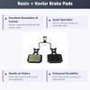 Bike Brake Pads Resin for Formula Oval R1, Mega, RX, and One.The Bicycle Replacement Part for OEM Brakes for high Braking Power and Quiet Stops. view 2