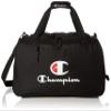 Champion Unisex Adult Champion Logo Duffel Bags, Black Solid/White, One Size US