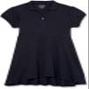 Nautica Girls School Uniform Short Sleeve Polo Dress, Navy/High-Low, Large(6) view 1