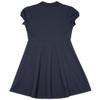 Nautica Girls School Uniform Short Sleeve Polo Dress, Navy/High-Low, Large(6) view 2