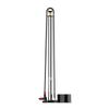 LEZYNE CNC Digital Drive 3.5 Bicycle Floor Pump with Digital Gauge, CNC Machined Aluminum High Pressure 220PSI Tire Air Pump for Road/Track Bike, ABS-1 Pro Chuck, Presta/Schrader Valve, Silver Gloss view 2