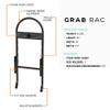 BOTE Grab Rac Aluminum Rack Attachment Rod Holder Compatible Receiver Products Rover Micro Skiff Kayaks Stand Up Paddle Board Inflatable Accessory Fishing Hunting Multiple Colors view 2
