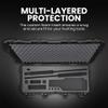 NANUK 985 Hard Case 40 with Wheels & Custom Fit Foam Insert, IP67 Waterproof & Crushproof, Rugged Construction for Ultimate Protection, Made in North America Olive (39.7 x 17.3 x 6.6) view 3
