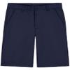 Nautica Big Boys' School Uniform Flat Front Stretch Twill Short, Navy, 10 view 1