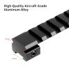ToopMount Dovetail to Picatinny Rail Adapter, 11mm Dovetail Base to 20mm Picatinny Convert Mount, Low Profile Scope Riser Rail Adaptor, 3/8" to 7/8" Converter, for Dovetail Base & Picatinny Dot Sight view 3