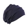 HZUX Solid Muslim Hijab Turban Head Wrap Cap Headwear India Hat Islamic Hat Cancer Chemo Caps view 1
