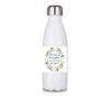 Premium White 17oz Double Walled Insulated Cola-Shaped Stainless Water Bottle/We are all in this together 2020 view 1
