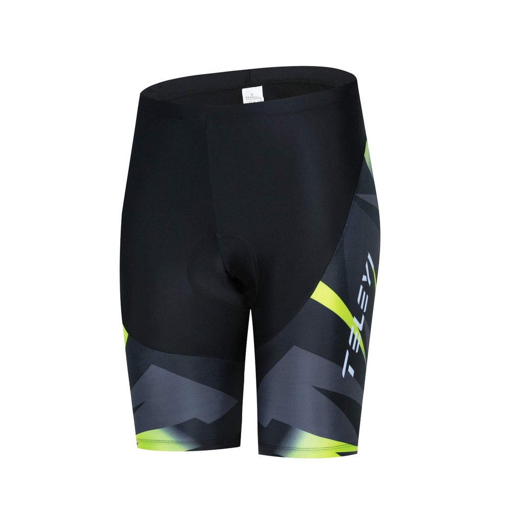 Weimostar Cycling Bike Shorts Women 3D Gel Padded Biking Bicycle Half Pants Cycle Wear Tights Black Yellow Size 4XL