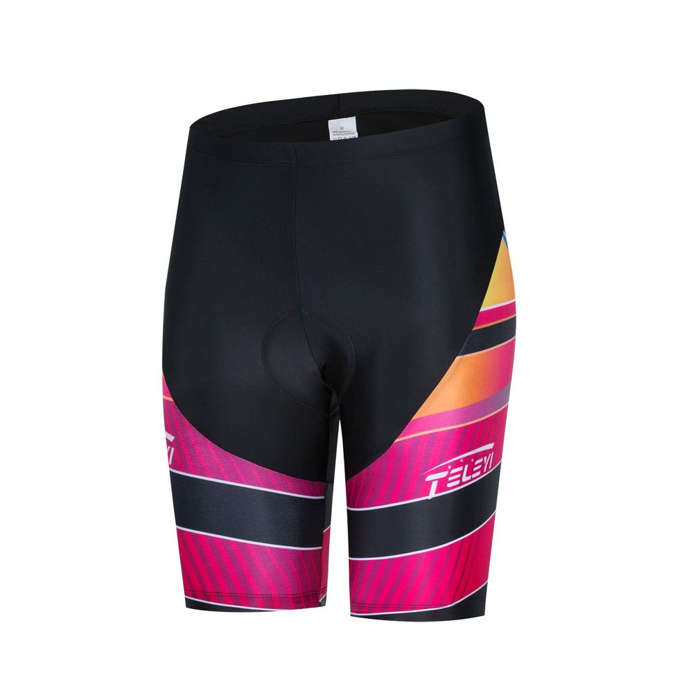 Weimostar Cycling Bike Shorts Women 3D Gel Padded Biking Bicycle Half Pants Cycle Wear Tights Orange Size XL