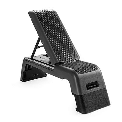 Aerobic Exercise Sports Equipment Fitness Platform Aerobic Stepper Exercise Step Platform Dumbbell Bench Multifunctional Fitness Pedal Home Workout (Color : Black, Size : 120x30x35cm)