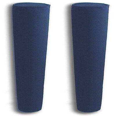Mad Dog Boat Trailer Guide Pole Pad and Cover with Capped Ends | 60 Inch | Navy | Heavy Duty UV Fade Proof Canvas | Set of Two