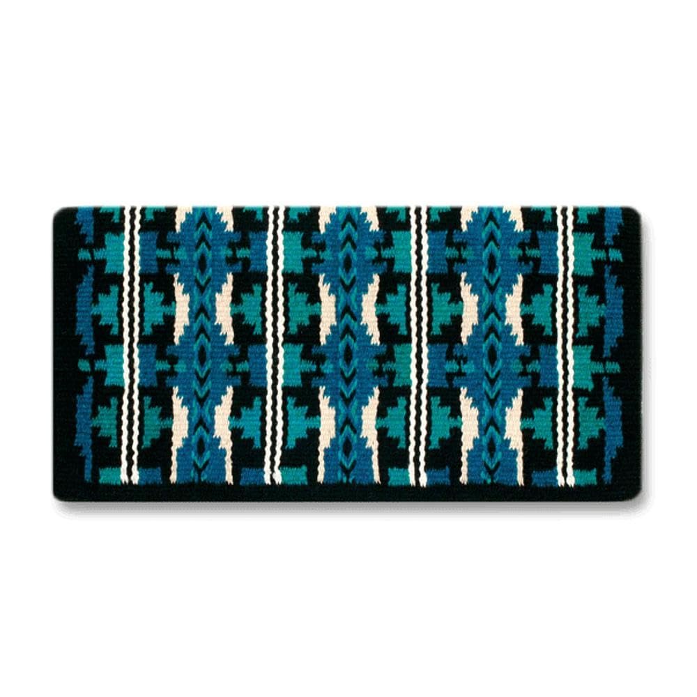 Mayatex 1464-5 Broken Arrow 38inx34in New Zealand Wool Saddle Blanket