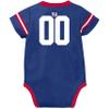 NFL New York Giants Team Jersey Bodysuit, red/White/Blue New York Giants, 6-12 Months view 2