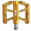 UFOR Thin & Durable Mountain Bike Pedals, Aluminum Alloy Platform MTB Pedals_Gold view 3