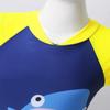 Alvivi Kids Baby Boy Girls Short Sleeve Thermal Shorty Wetsuit UV Sun Protective Rash Guard Zipper One Piece Swimsuit Yellow 2-3 view 2
