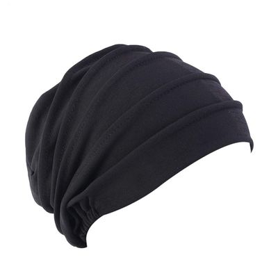 HZUX Solid Muslim Hijab Turban Head Wrap Cap Headwear India Hat Islamic Hat Cancer Chemo Caps