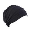 HZUX Solid Muslim Hijab Turban Head Wrap Cap Headwear India Hat Islamic Hat Cancer Chemo Caps view 1