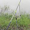 DGHAO 1/3pcs Fishing Rod Bracket, 24.41"-39.37" Stretchable Aluminum Portable Fish Pole Holder Bank Stick Extending Rest Tackle Rack, Telescopic Fishing Tool Rest Support Tackle Rack view 4