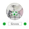 Keele football keychain for boys team sport for kids soccer key ring for men (White) view 3