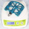 UFOR Mountain Bike Pedals, Aluminum Alloy Platform MTB Pedals, Short Axle_Blue view 4
