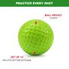 Bac-kitchen 40 Pack Foam Golf Practice Balls - Realistic Feel and Limited Flight Training Balls for Indoor or Outdoor view 3
