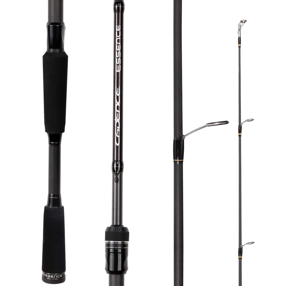 Cadence Essence 2025 Compact Design Spinning Rod 5.6FT | 24-Ton Graphite Lightweight | Stainless Steel SIC Guides | Freshwater & Saltwater | High Sensitivity