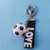 Keele football keychain for boys team sport for kids soccer key ring for men (Black) view 4