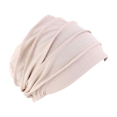 HZUX Solid Muslim Hijab Turban Head Wrap Cap Headwear India Hat Islamic Hat Cancer Chemo Caps