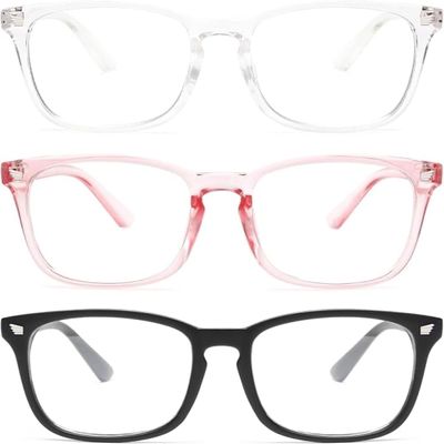 Gaoye Eyewear Frames for Men - Blue Light Blocking Square Glasses, Anti UV Ray Computer Gaming, Blue Blockers for Men