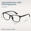Gaoye Eyewear Frames for Men - Blue Light Blocking Square Glasses, Anti UV Ray Computer Gaming, Blue Blockers for Men view 4