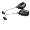 Bike Handlebar Rearview Mirror 2 Pack - Rotatable and Adjustable Wide Angle HD Safe Glass Rear View Shockproof Side Flat Mirror Universal For Bike Bicycle E-bike (BM046) view 4