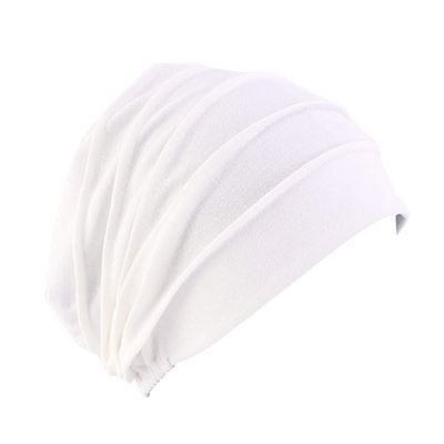 HZUX Solid Muslim Hijab Turban Head Wrap Cap Headwear India Hat Islamic Hat Cancer Chemo Caps