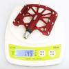 UFOR Mountain Bike Pedals, Aluminum Alloy Platform MTB Pedals, Short Axle_Red view 3