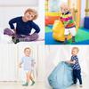 SkiBeaut Toddler Socks, Non Slip Kids Gripper Toddlers Boys Grips Girls Grippy Socks for 12-36 Months 1-3 Years Old,12 Pairs view 2