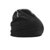 Beechfield Hemsedal Cotton Beanie - Bright Pull on Stretch Slouch hat Men/Women - White/Black view 2
