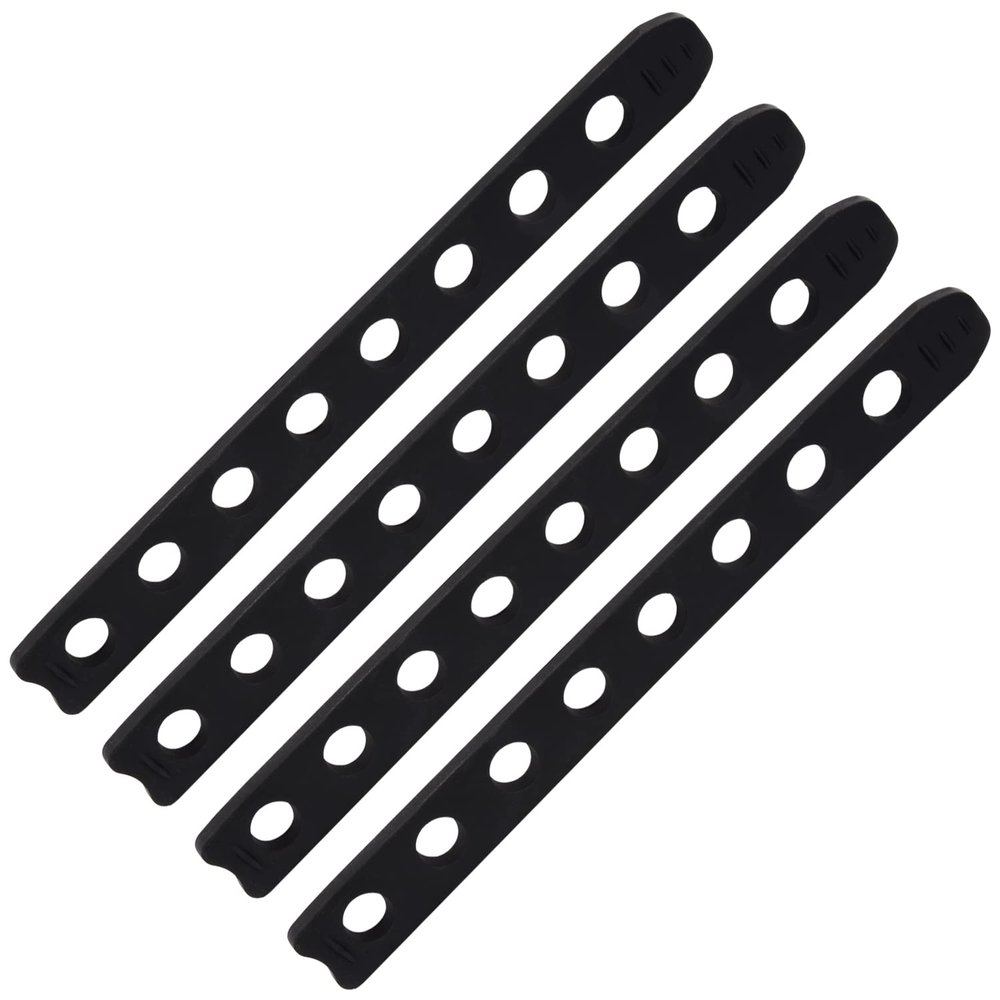 Impresa Bike Rack Rubber Straps for Cradle - Black Pack of 4 Compatible with Thule 534 & Replacement Rubber Strap for Bike Rack - Stretch Design & Versatile Carrier Bands
