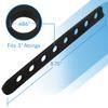 Impresa Bike Rack Rubber Straps for Cradle - Black Pack of 4 Compatible with Thule 534 & Replacement Rubber Strap for Bike Rack - Stretch Design & Versatile Carrier Bands view 2