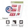 Desert Cactus University of Utah Sticker Utes Vinyl Decal Laptop Water Bottle Car Scrapbook (Family Full Sheet) view 4