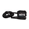 BOTE Coiled PVC Wrapped Ankle Leash Universal Design for SUP Stand Up Paddle Boarding Surf Wake Watersports Accessory 10 FT Leash Adults Kids Friendly view 1