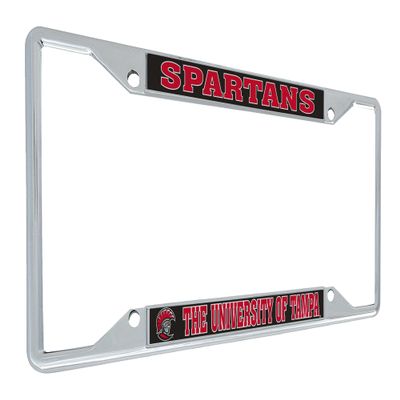 Desert Cactus University of Tampa Spartans Metal License Plate Frame for Front or Back of Car Officially Licensed (Mascot)