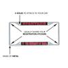 Desert Cactus University of Tampa Spartans Metal License Plate Frame for Front or Back of Car Officially Licensed (Mascot) view 4
