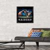 Trends International NFL Las Vegas Raiders  End Zone 20 Wall Poster, 14.725" x 22.375", Black Framed Version view 2