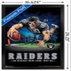 Trends International NFL Las Vegas Raiders  End Zone 20 Wall Poster, 14.725" x 22.375", Black Framed Version view 3